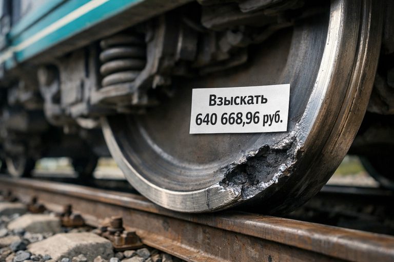 суд с РЖД и признание ответственности перевозчика за повреждение колесных пар, выщербины на колесах, повлекшие дорогостоящий ремонт